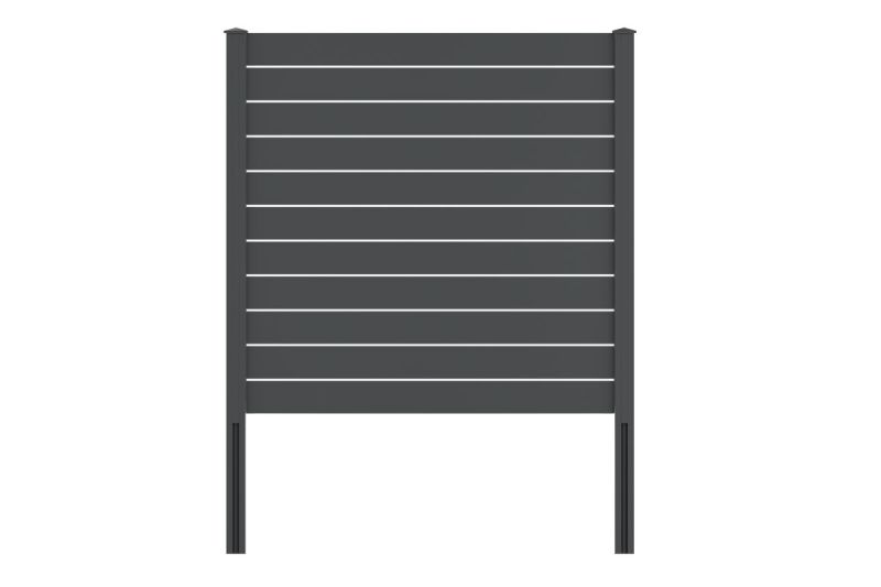Aluminium Steckzaunprofil VIDUAL line 150