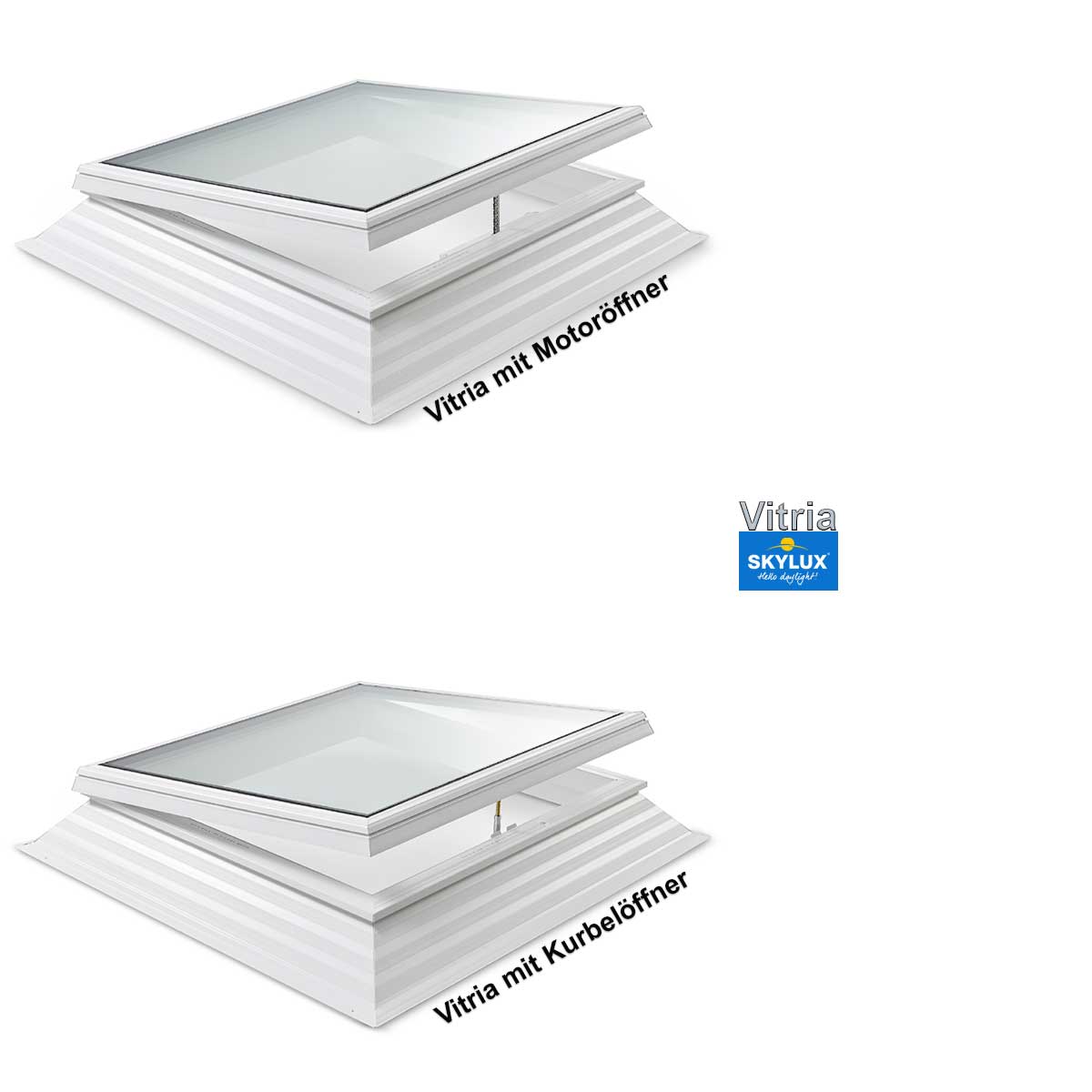 Flachdachfenster Vitria öffenbar quadratisch
