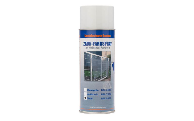Farbspray zur Zaunausbesserung