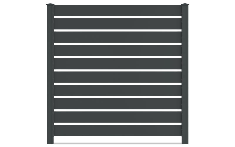 Aluminium Steckzaunprofil VIDUAL line 150