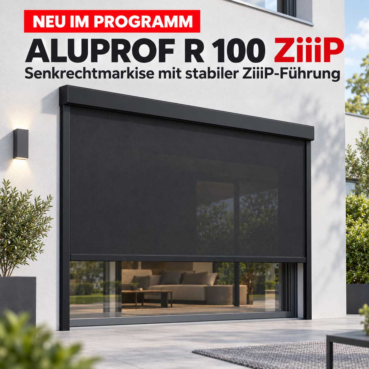 Senkrechtmarkise Ziiip Screen 100