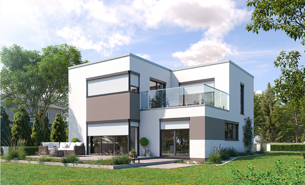 F613 - Kubische ZIP-Senkrechtmarkise XXL