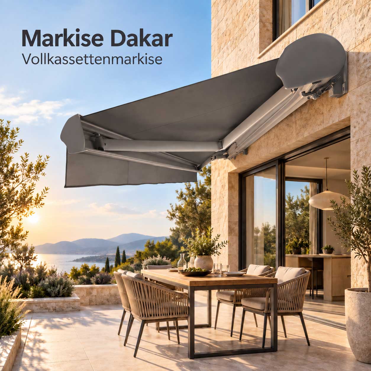 Markise Dakar Vollkassetten-Markisen