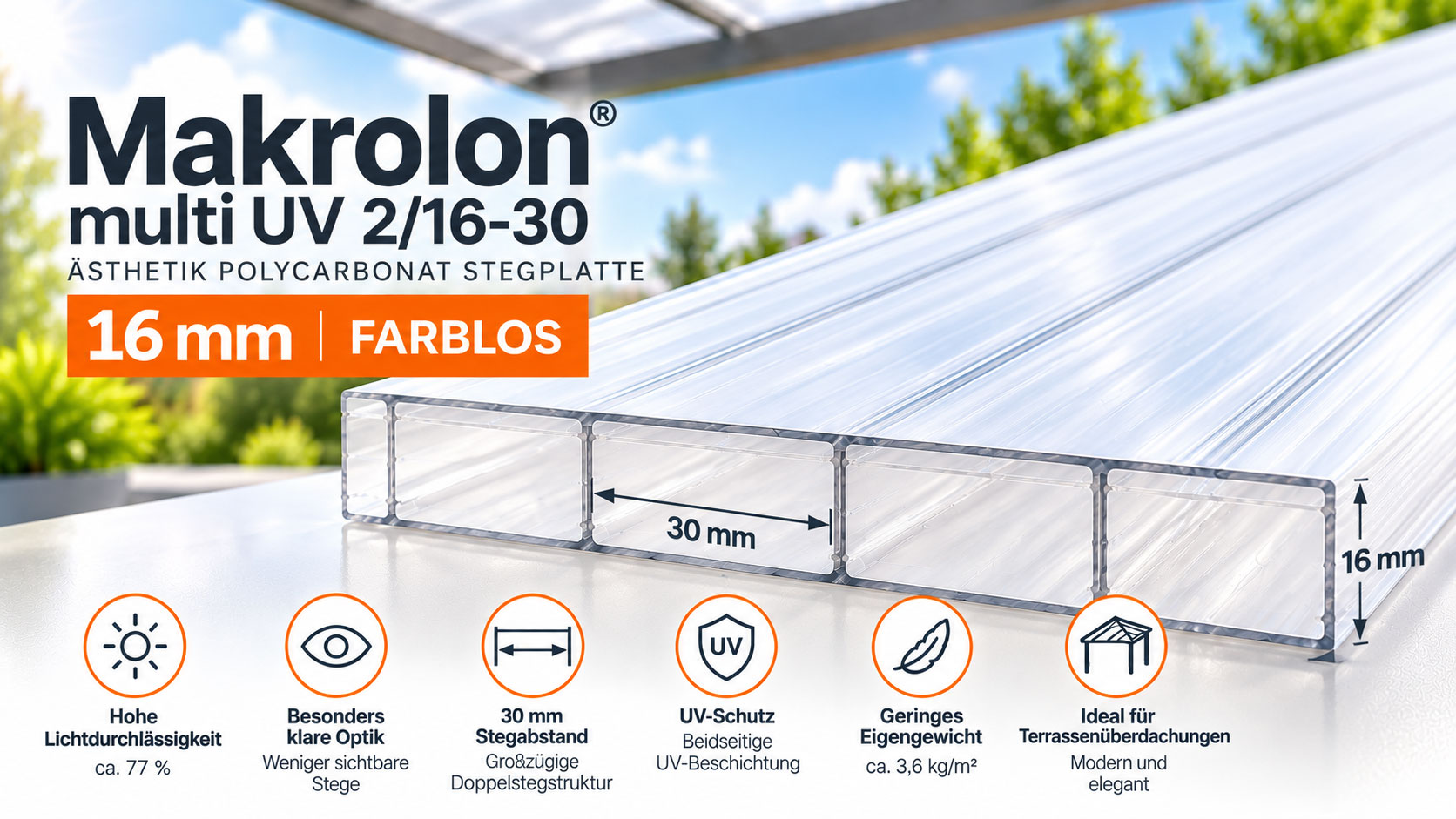 Makrolon® multi UV 2/16-30