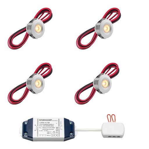 Cree LED Einbaustrahler Pals bas | Warm Weiß | Set mit 4, 6, 8, 10 oder 12 Stück