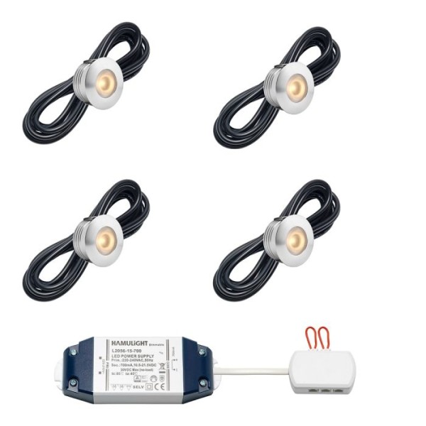 Cree LED Einbaustrahler Aragon bas | Warm Weiß | Set mit 4, 6, 8, 10 oder 12 Stück